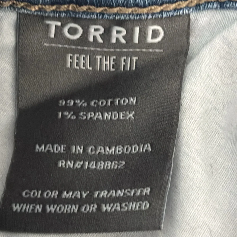 Torrid Jeans 20 Perfect Skinny Ankle Vintage Stretch Faded Blue Wash Casual Chic - Picture 7 of 13